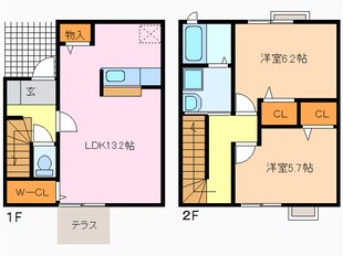 グリーンヒルズハウス（四本木）の物件間取画像